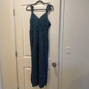 Polka dot midi dress